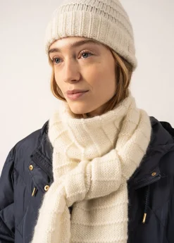 Saint James Accessories*Valais Mohair Beanie Blancd'hiver