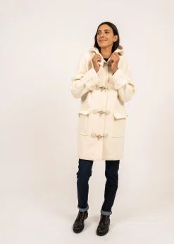 Saint James Coats & Peacoats*Venus classic duffle-coat Blancd'hiver