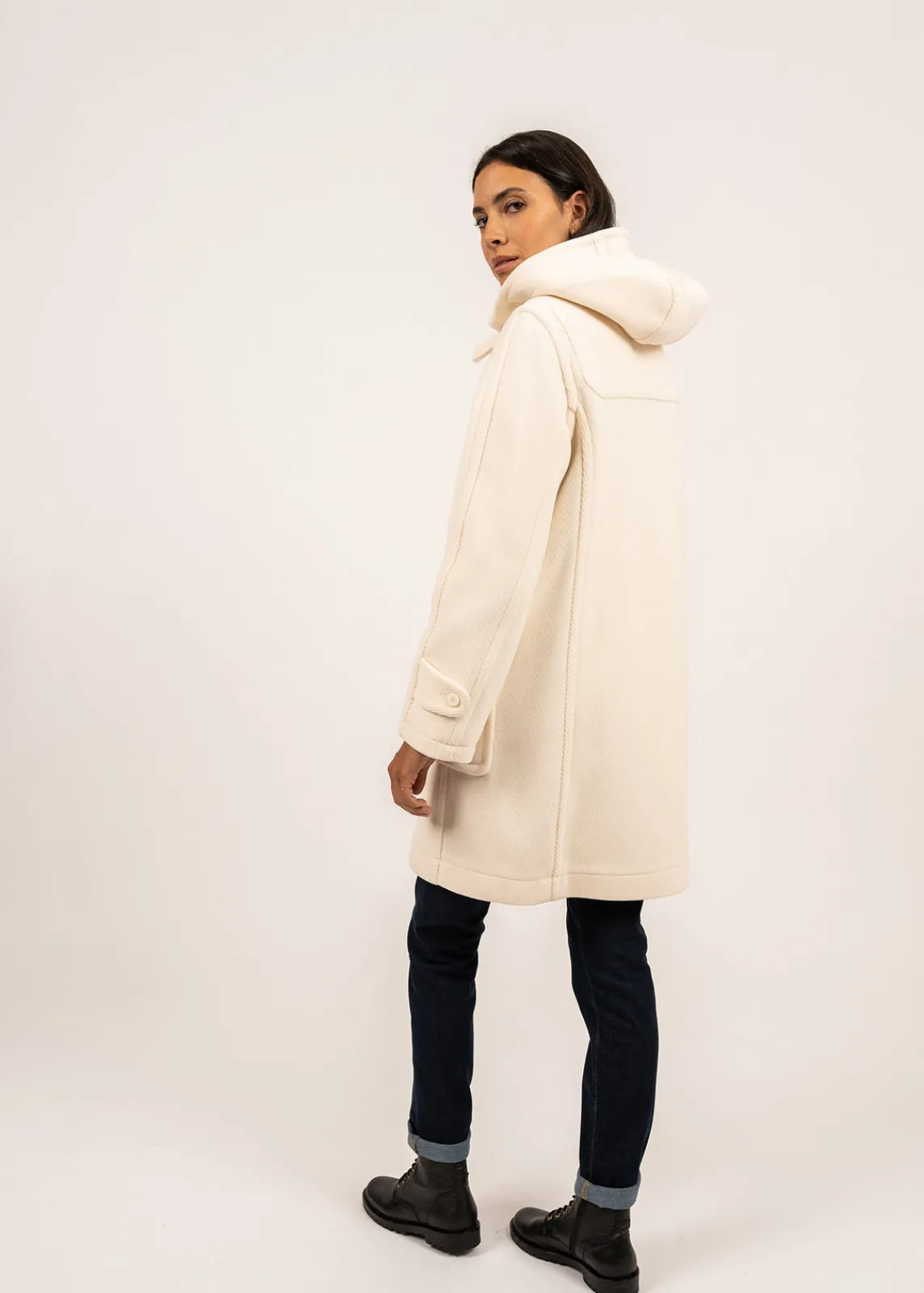 Saint James Coats & Peacoats*Venus classic duffle-coat Blancd'hiver