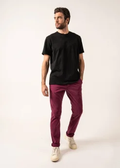Saint James Trousers & Shorts*Voile Hiver chino pants Prune