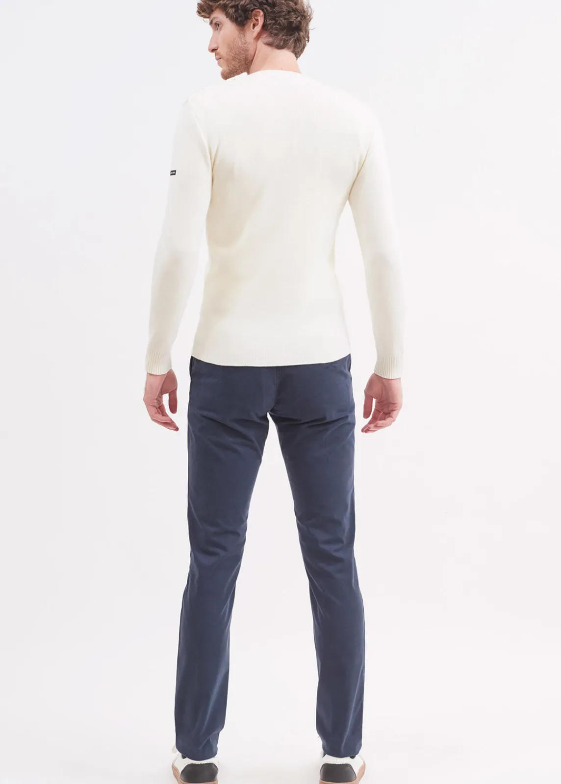 Saint James Trousers & Shorts*Voile Hiver chino pants Amiral