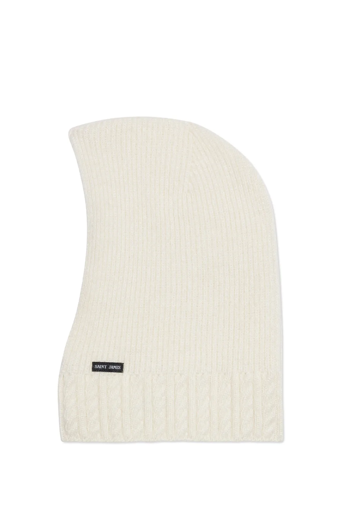 Saint James Accessories*Wool Balaclava Blancd'hiver
