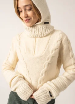 Saint James Scarves*Wool Mittens Blancd'hiver