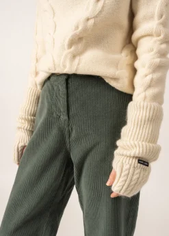 Saint James Scarves*Wool Mittens Blancd'hiver