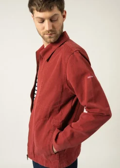 Saint James Shell Jackets & Raincoats*Zephyr smock style jacket Brique