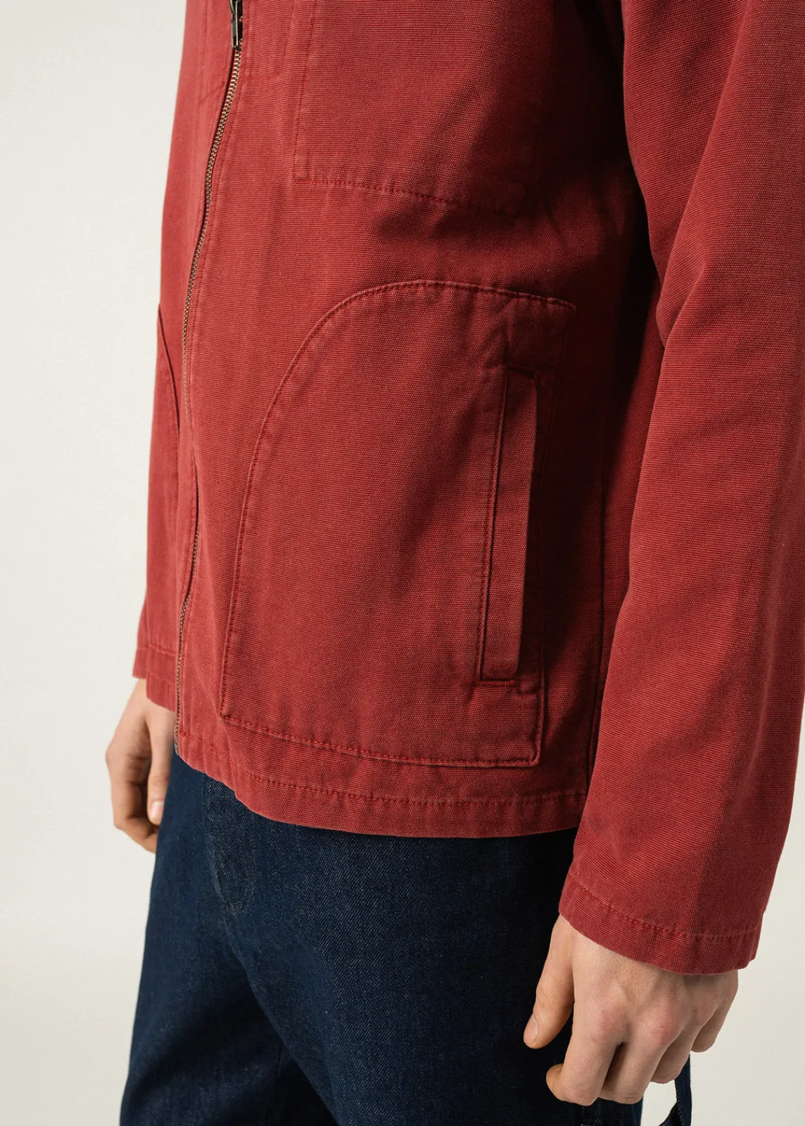 Saint James Shell Jackets & Raincoats*Zephyr smock style jacket Brique
